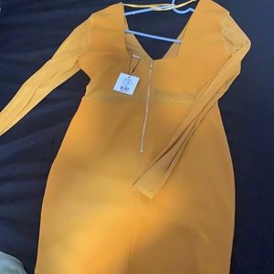 Mustard dress